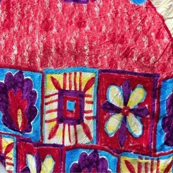 Jams World Retro Trinity Shirt Artsy Novelty Women’s Medium Floral Hippy Boho - Picture 10 of 13